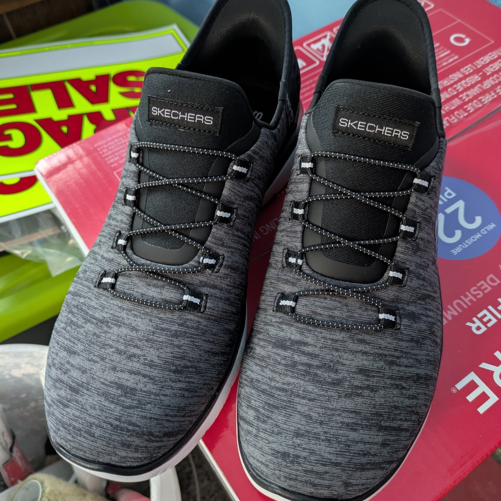 Skechers Gray Athletic Shoes